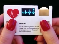 Бизнес идея Визитная карточка покажет кардиограмму биения сердца